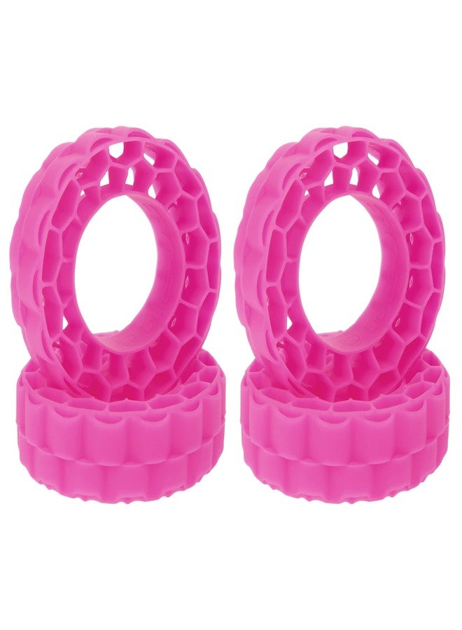 MEUS RACING حشوات مطاطية سيليكونية فائقة النعومة من MEUS RACING لإطارات مقاس 68-72 مم (1.3 بوصة) (لون أحمر وردي) - Image 1